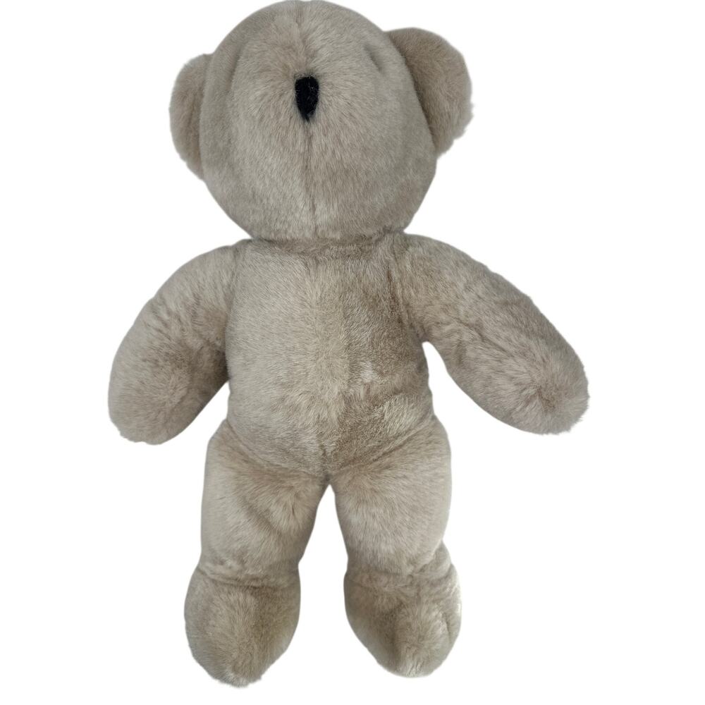 Vintage 1980s Charm Co. Collectible Stuffed Teddy Bear Plush Jointed Made Korea